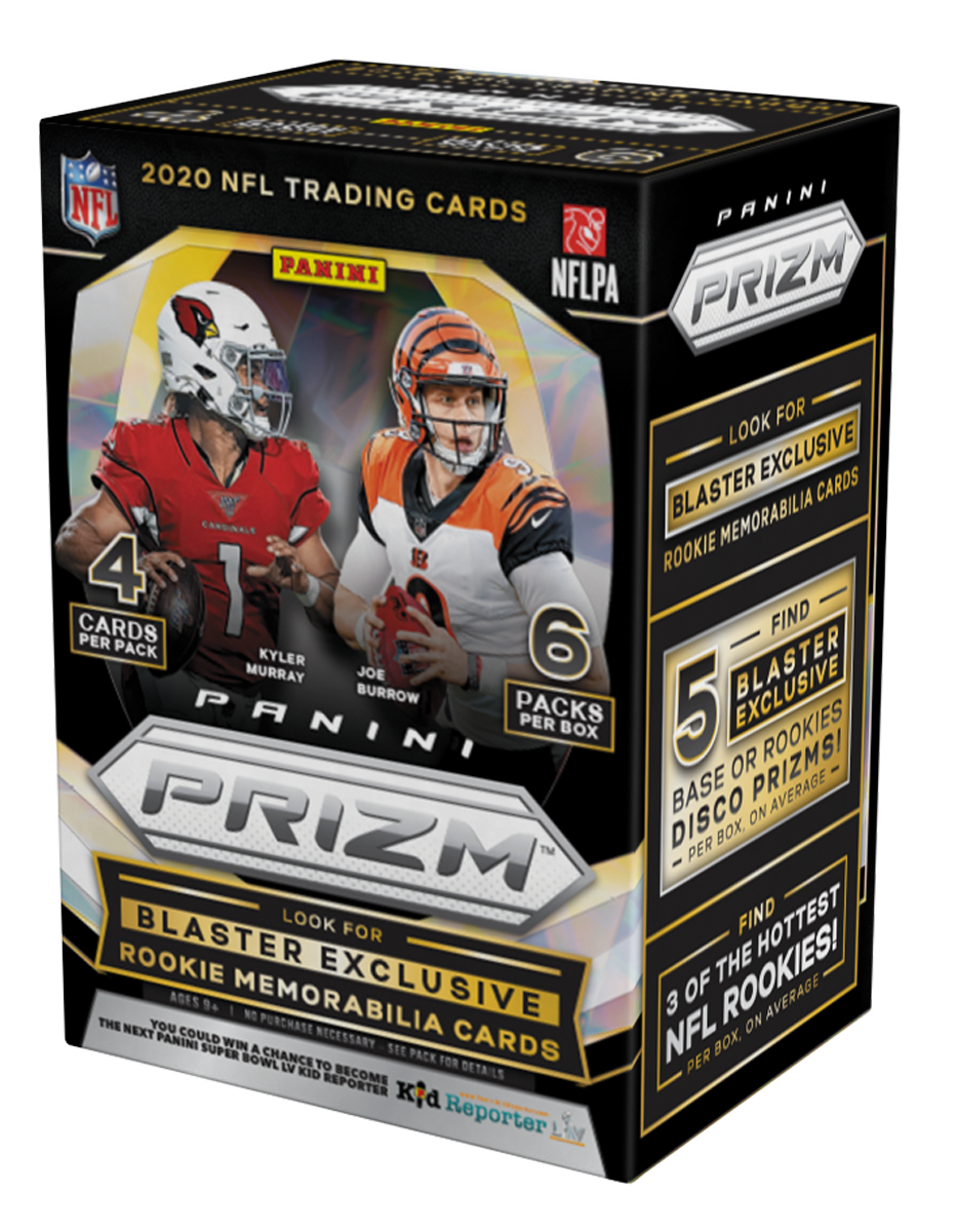 2020 Panini Prizm NFL Football Trading Cards Blaster Box